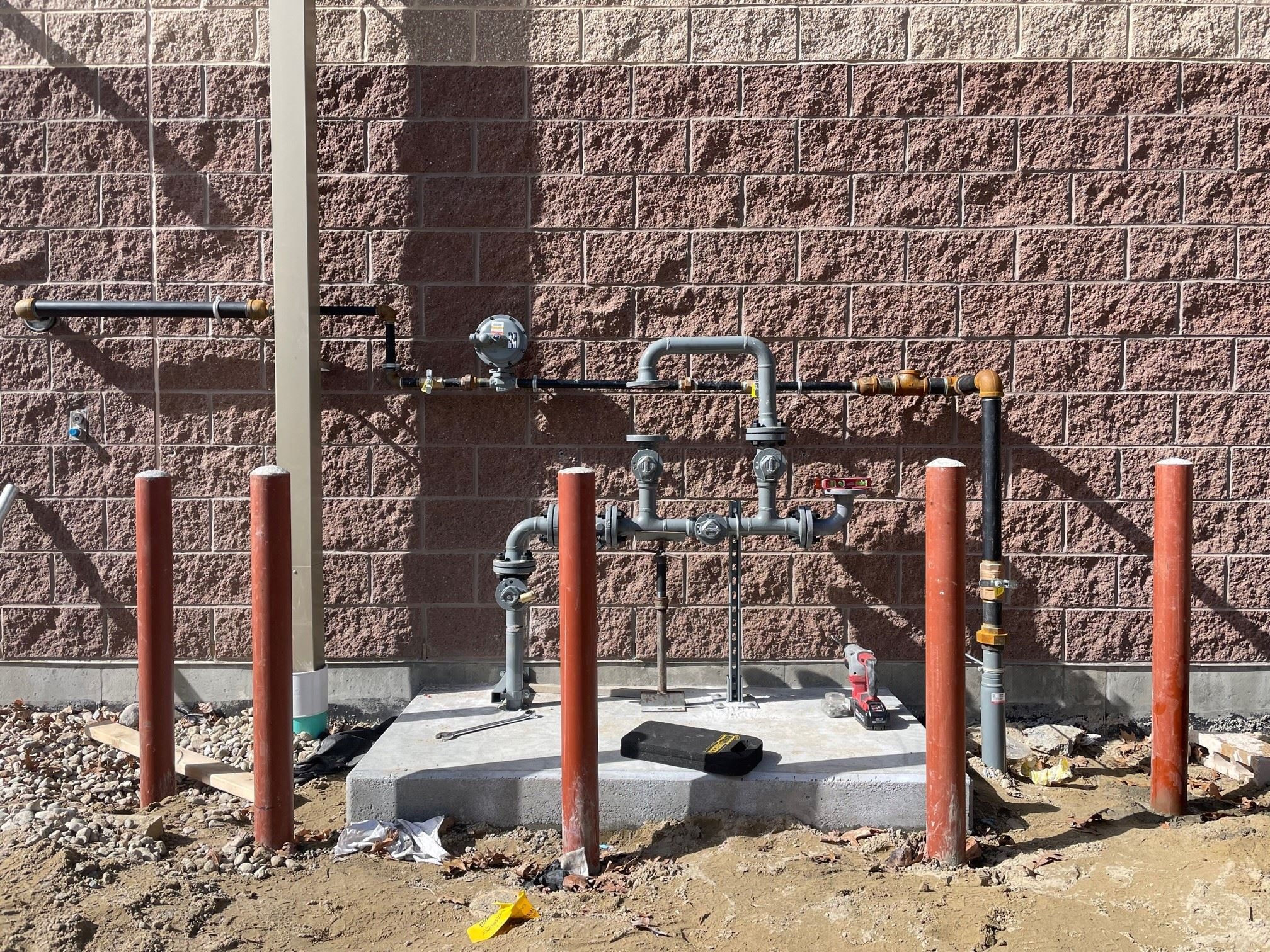 Installation of Gas Meter for the WTP